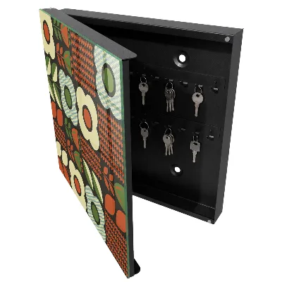 Schlüsselschrank Fröhliche Blumen