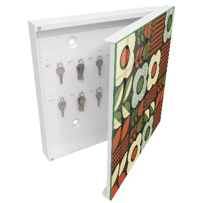 Schlüsselschrank Fröhliche Blumen