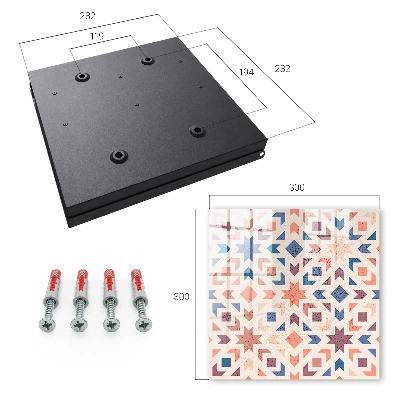 Schlüsselkasten modern Geometrisches Muster