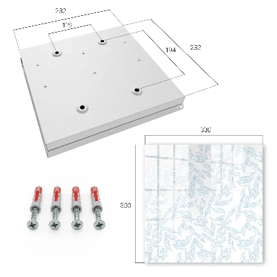 Schlüsselschrank Blumenmuster