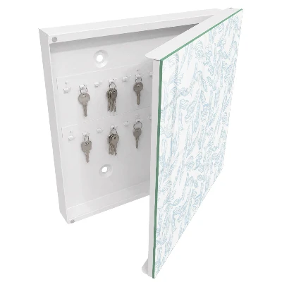 Schlüsselschrank Blumenmuster