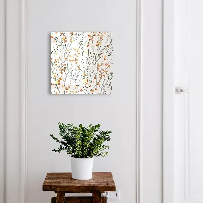 Schlüsselkasten modern Blumenmuster