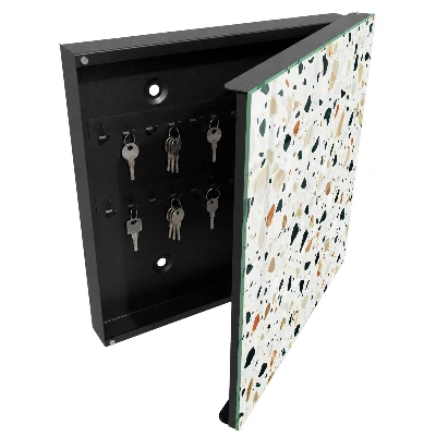 Schlüsselschrank mit Terrazzo-Muster