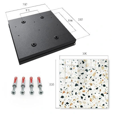 Schlüsselschrank Terrazzo-Muster