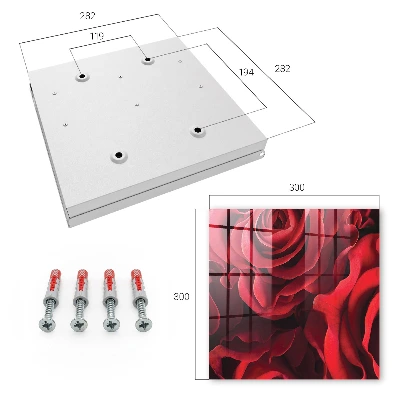 Schlüsselschrank Rote Rosen