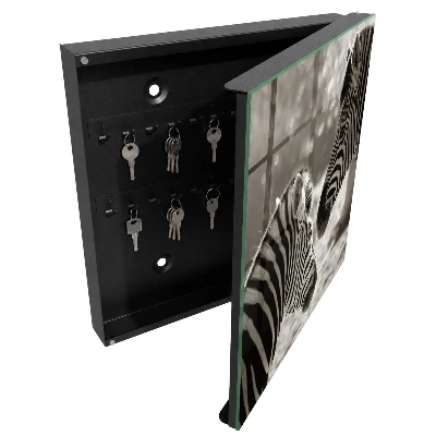 Schlüsselschrank Zebras zusammen
