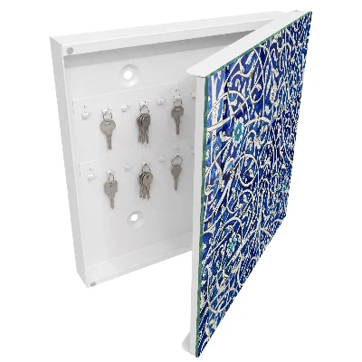 Schlüsselschrank Blaue Arabeske