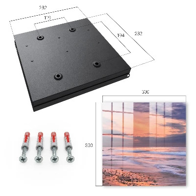 Schlüsselschrank für den Flur Sonnenuntergang