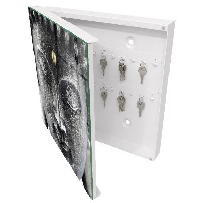 Schlüsselschrank Zen-Porträt