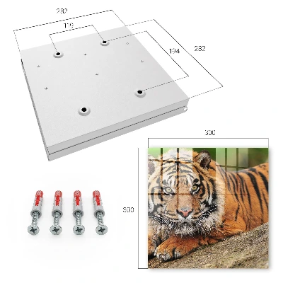 Schlüsselschrank Tiger ruht