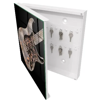 Schlüsselschrank für den Flur Mechanische Gitarre