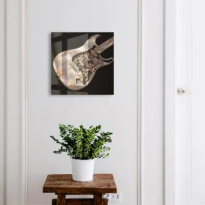 Schlüsselschrank für den Flur Mechanische Gitarre
