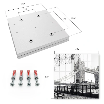 Schlüsselschrank gotische Brücke