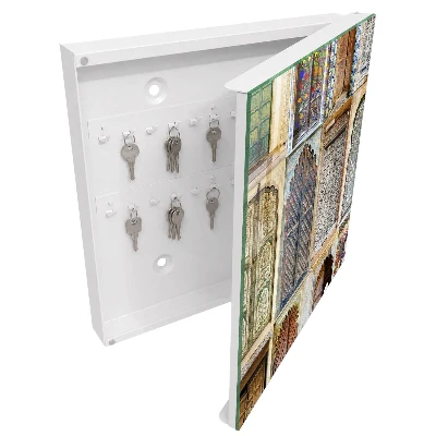 Schlüsselschrank für den Flur Bunte Fenster