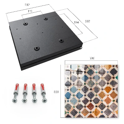 Schlüsselschrank Farbenfrohes Mosaik