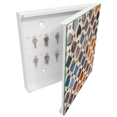 Schlüsselschrank Farbenfrohes Mosaik