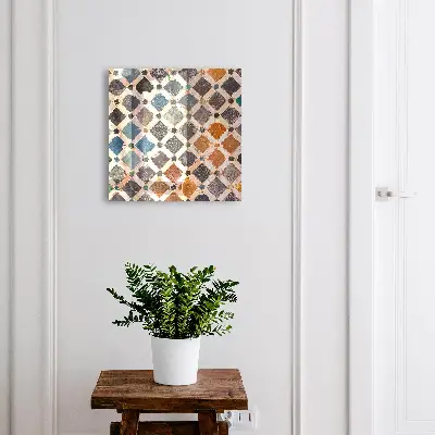 Schlüsselschrank Farbenfrohes Mosaik