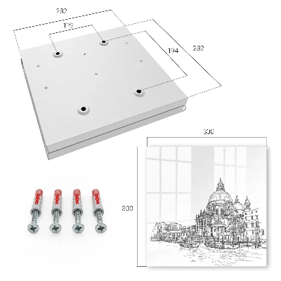 Schlüsselschrank Venedig-Linien