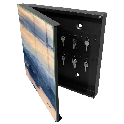 Schlüsselschrank für den Flur Berglandschaft