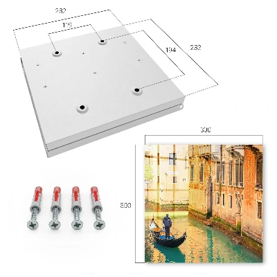 Schlüsselschrank für den Flur Kanäle von Venedig
