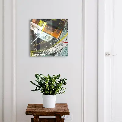 Schlüsselkasten modern Farbenfroher Wirbel