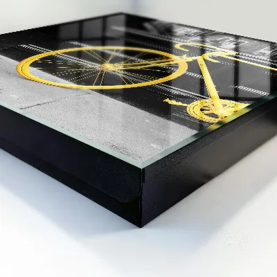 Schlüsselkasten modern Gelbes Fahrrad