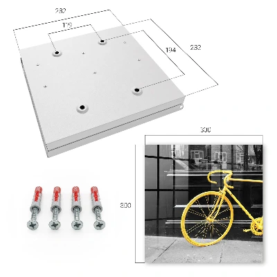 Schlüsselkasten modern Gelbes Fahrrad
