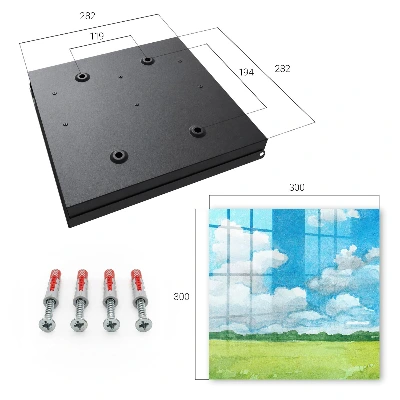 Schlüsselkasten modern Sommerlandschaft