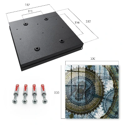 Schlüsselschrank Geometrisches Mandala