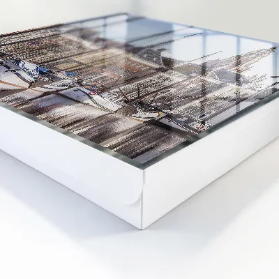 Schlüsselschrank Segel auf dem Wasser