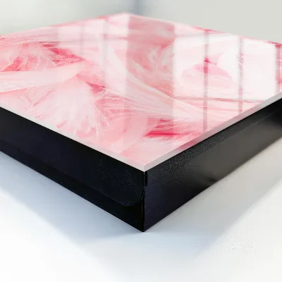 Schlüsselschrank für den Flur Rosa Federn