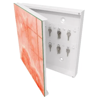Schlüsselkasten modern Orange Abstraktion