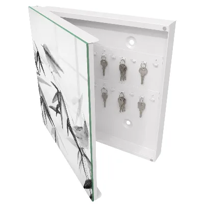 Schlüsselkasten modern Bambus Natur