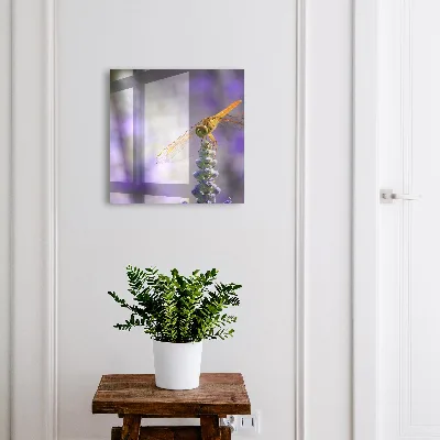 Schlüsselkasten modern Libelle auf einer Blume