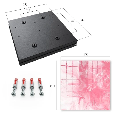 Schlüsselschrank für den Flur Pink Zephyr