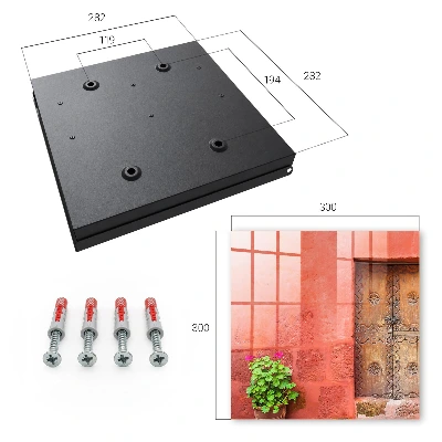 Schlüsselschrank für den Flur Rote Fassade