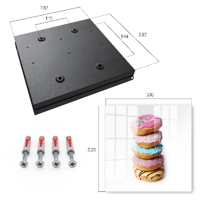 Schlüsselschrank für den Flur Bunte Donuts