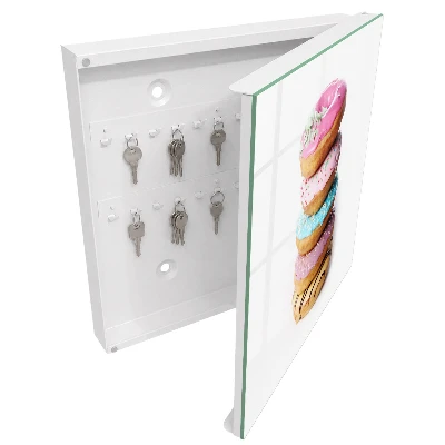 Schlüsselschrank für den Flur Bunte Donuts