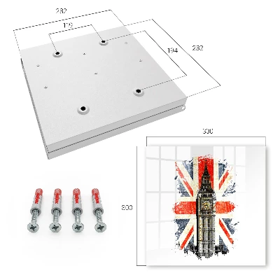 Schlüsselschrank Britisches Symbol