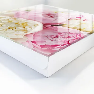 Schlüsselschrank für den Flur Pastellblumen