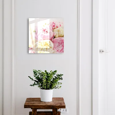 Schlüsselschrank für den Flur Pastellblumen