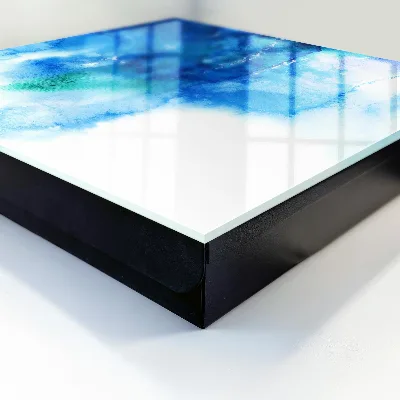Schlüsselkasten modern Blaue Wellen