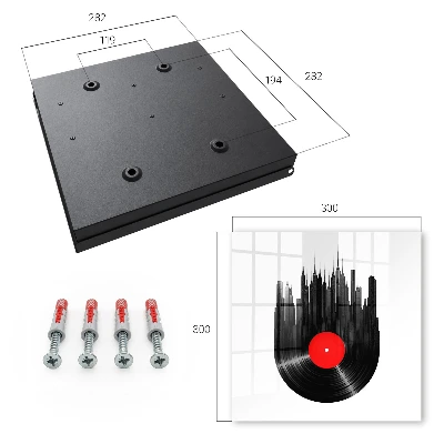 Schlüsselschrank Musik der Stadt