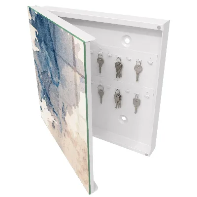 Schlüsselschrank für den Flur Wasserfarbenflecken