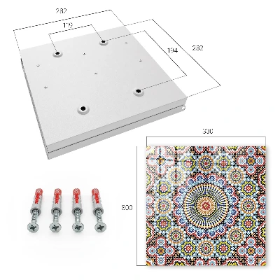 Schlüsselschrank Mosaikmuster