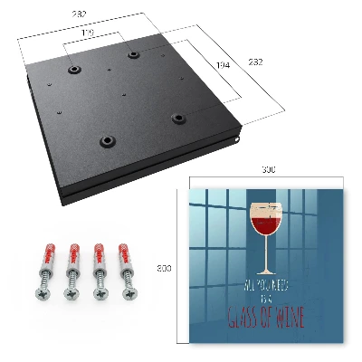 Schlüsselschrank für den Flur Ein Glas Wein