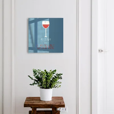 Schlüsselschrank für den Flur Ein Glas Wein