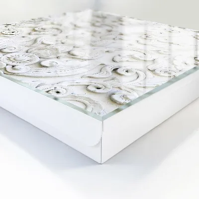 Schlüsselschrank Weiße Ornamente
