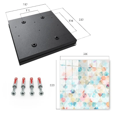 Schlüsselschrank Geometrische Muster