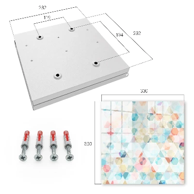 Schlüsselschrank Geometrische Muster
